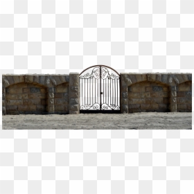 Iron Stone Gate At Beach Png Stock Photo, Transparent Png - beach png images
