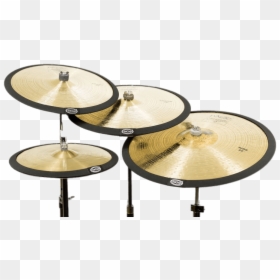 Set Of Mutes Transparent - Quietest Drum Cymbals, HD Png Download - cymbals png