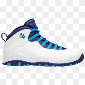 North Carolina Jordan 10, HD Png Download - charlotte hornets png