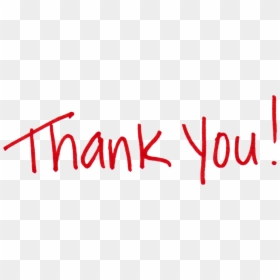 Thank You Images Red, HD Png Download - thank you image png