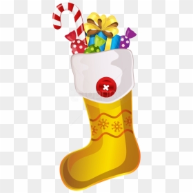 Candy Clipart Yellow Jpg - Green Christmas Socks Clipart, HD Png Download - spotlight .png
