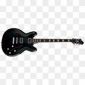 Hagstrom Viking Deluxe Baritone Front - Schecter Hellraiser C 1 Fr Black, HD Png Download - white guitar png