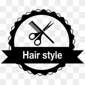 Hair Style Badge For Commercial Salon - Hair Salon Logo Png, Transparent Png - hair style png