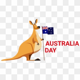 Happy Australia Day Png Image Free Download Searchpng - Clipart Kangaroo Australia, Transparent Png - kangaroo clipart png