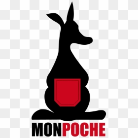 Logo Mon Poche - Illustration, HD Png Download - kangaroo clipart png