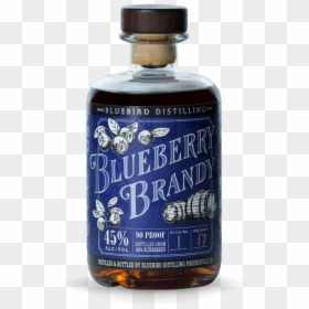 Glass Bottle, HD Png Download - single blueberry png