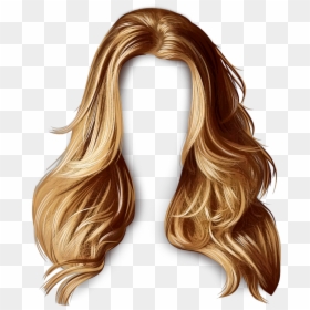 Wig Pull Hairstyle Long Photos Integrations Artificial - Transparent Background Hair Clipart, HD Png Download - wig.png
