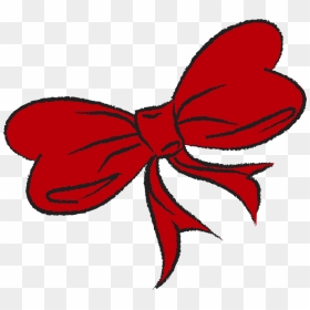 Vektor Pita Mawar Merah, HD Png Download - red christmas bow png