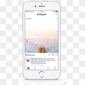 Swiping To See New And Older Posts - Scrolling Instagram Feed Gif, HD Png Download - new instagram png
