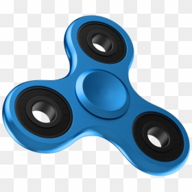 Fidget Spinner Alloy Blue 360 Focus Toy Tri - Fidget Spinner, HD Png Download - fidget spinner transparent png