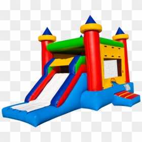Bounce House Slide Clipart Black And White Collection - Bounce House Transparent Background, HD Png Download - black house png