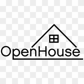 Open House Logo Png, Transparent Png - black house png
