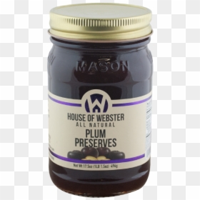 Plum Preserves - House Of Webster Bbq Sauce, HD Png Download - plums png