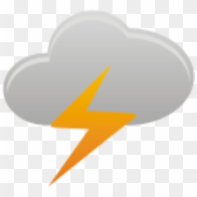 Transparent Stormy Weather Clipart - Thunder Icon, HD Png Download - bullet hole .png