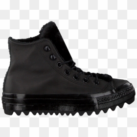 Black Converse Sneakers Chuck Taylor All Star Lift - Work Boots, HD Png Download - chuck taylor png
