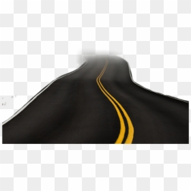 #road #fog #windingroad #asphalt - Leather, HD Png Download - winding road png
