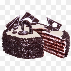 Slice Of Cake Png - Black Forest Cake With Transparent Background, Png Download - slice of cake png