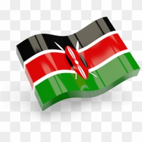 Kenyan Flag Waving Gif, HD Png Download - mexican flag waving png