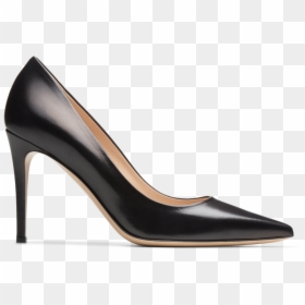 Manolo Blahnik Nadira Black, HD Png Download - high heel shoe png