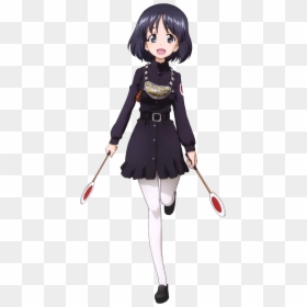 Girls Und Panzer Wiki - Hibiki Inatomi, HD Png Download - judge wig png