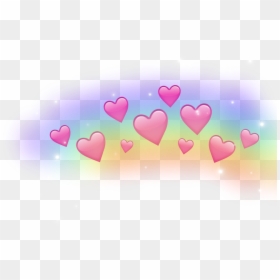 Transparent Snapchat Heart Filter Png - Picsart Heart Crown Transparent