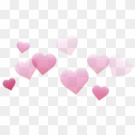 #cgnyb #snapchat #filter #heart #kalp #pink #pembe - Snapchat Hearts Filter Png, Transparent Png - snapchat heart filter png