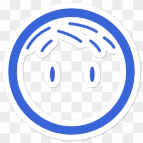 Circle, HD Png Download - iphone text bubble png blue
