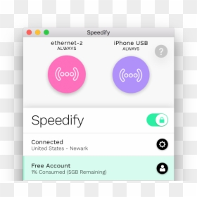 Speedify Vpn, HD Png Download - iphone text bubble png blue