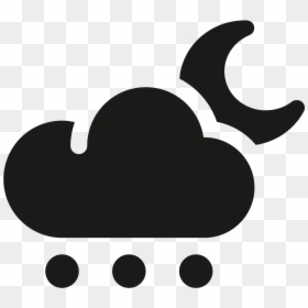 Cloud Weather Snow Clip Art - Portable Network Graphics, HD Png Download - snow cloud png