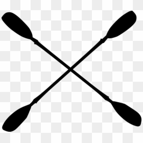 Kayaking, Paddles, Ores, Crossed, Kayak, Sport, River - Paddle Clipart, HD Png Download - canoe paddle png