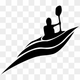 Canoe Drawing Clipart - Baidarka, HD Png Download - canoe paddle png
