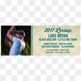 Crashmyplaya2017 Final-lineup Djrock - Crash My Playa 2017 Lineup, HD Png Download - luke bryan png