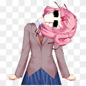 Doki Doki Literature Club Natsuki Buff Meme, Png Download - Doki Doki ...