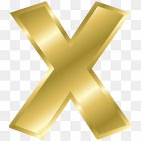 Transparent Capital Letter A Png - Gold Letter X Png, Png Download - gold letter png