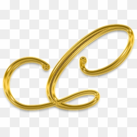 Litera, Letter, Monogram, Gold, Golden, Ornament, Decor - Body Jewelry, HD Png Download - gold letter png
