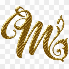 M Logo Wallpaper - Alphabet M, HD Png Download - gold letter png