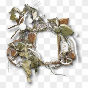 Cadre Png, Givre, Cluster - Wreath, Transparent Png - frost frame png