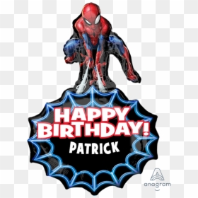 Happy Birthday Spiderman Sticker, HD Png Download - spiderman 3 png