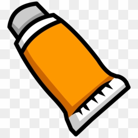 Orange Face Paint Icon Empty - Blue Paint Club Penguin, HD Png Download - painting icon png
