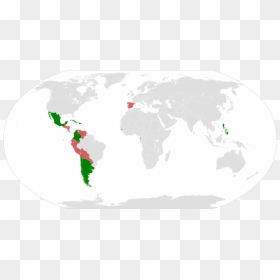 Spanish Language World Map, HD Png Download - pesos png