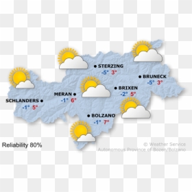 Brixen Wetter In Südtirol, HD Png Download - sunny sky png