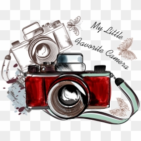 Camera Free Hq Image Clipart - Camera Vintage Png, Transparent Png - flashes png