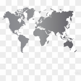 Map Of Mexico In The World, HD Png Download - world map silhouette png