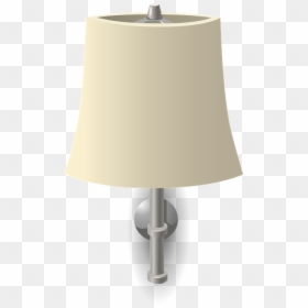 Lamp, Wall, Shade, White, Light, Lighting, Illuminate - Wall Light Vector Png, Transparent Png - pared png