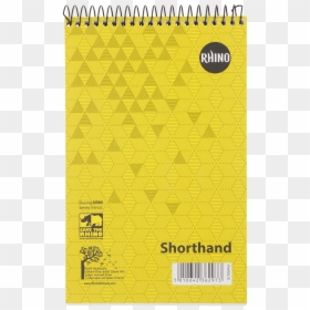 Rhino Shorthand Notepad, 150 Leaf, 8mm Ruled - Art Paper, HD Png Download - notepad paper png