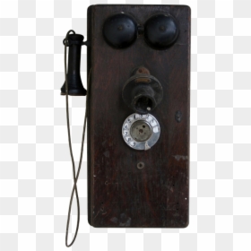 Phone, Antique, Old, Wood, Wall, Communication, Dial - Old Pay Phones Phone Part, HD Png Download - old telephone png