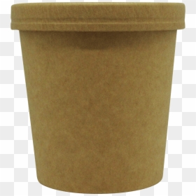 Eco-friendly Kraft Bowl For Soups And Smoothies, With - Flowerpot, HD Png Download - brown paper png