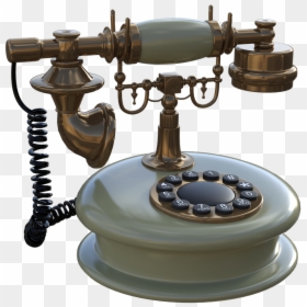 Phone Vintage Old Free Photo - Corded Phone, HD Png Download - old telephone png