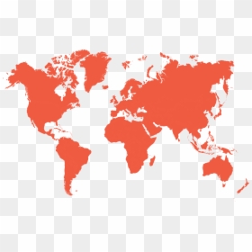 Png Black And White, Transparent Png - map of the world png