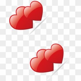 Gift Valentine"s Day Romance Icon - Heart, HD Png Download - double heart emoji png